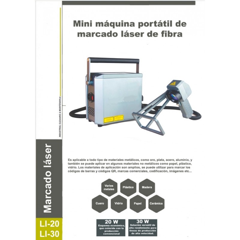 Mini máquina portatil de marcado láser de fibra